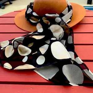 Source Unknown neutral  scarf